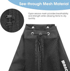 WANDF Swim Bag Mesh Drawstring Backpack Beach Backpack for Swimming, Gym, and Workout Gear