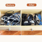 MVYC 120PCS 6 Inch Cable Ties Reusable Multi-Purpose Wire Ties Cord Organizer Adjustable Cable Management 5 Colors