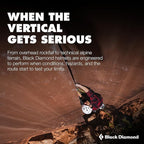 BLACK DIAMOND Half Dome Rock Climbing Safety Helmet | Adjustable Fit | Lightweight & Durable | Ventilated Protection