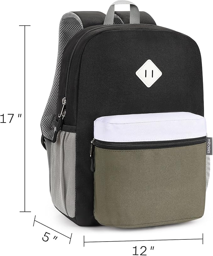 mibasies Kids Backpack for Boys 5-9: Large Boys Backpack for Elementary School