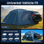 WildFinder SUV Tent, Rectangle Car Tent for Family, Waterproof & Windproof for Car Camping, Large Camping Tents with Storage Bag, SUV, Van, Jeep