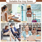 AGLOD Vegan Leather Laptop Backpack for Women 15.6 Inch Work Backpack Purse for Travel College