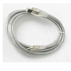 StarTech.com 10 ft Transparent USB 2.0 Cable - A to B - USB cable - USB (M) to USB Type B (M) - USB 2.0 - 10 ft - molded - transparent - USB2HAB10T