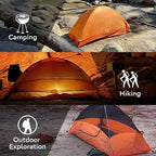 Clostnature Lightweight Tent for Backpacking - 1/2/3/4 Person Ultralight Backpacking Tent, Waterproof Easy Setup Camping Tent, Hiking Tent for Outdoor, Hiking and Mountaineering