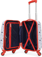 Nautica Kids Luggage - 18" Airline Approved Rolling Hardside Upright Carry-on Suitcase with Wheels (Pirate Ahoy)