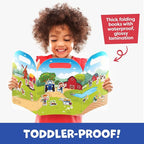 Reusable Sticker Books for Toddlers 1-3, Stickers for Toddlers 2-4 Years - Stickers for Kids Airplane Toys for Toddler 1-3, Toddler Travel Toys - Reusable Sticker Book Birthday Gifts for Boys Girls