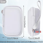 khanka Hard Case Replacement for Anker 3-in-1 Power Bank USB C Charger Block,10,000mAh 10k Portable Charger,Case only. (White)
