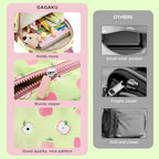 GAGAKU Toddler Backpack for Girls 2-4 years Kids Mini Backpacks Lightweight Breathable Comfortable Preschool Daypack for School Travel Lightwieght Bag - Green