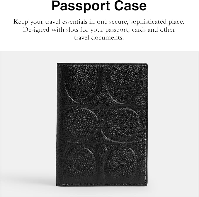 Passport Case in Natural Full-Grain Leather