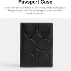 Passport Case in Natural Full-Grain Leather