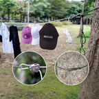 Vigorport Retractable Travel Clothesline, Portable Clothes Line Heavy Duty Rope Pully System with Carabiner for Outdoor Camping, Cruise Ships, Indoor Backyard, Balcony (19Ft, 2 Pack)
