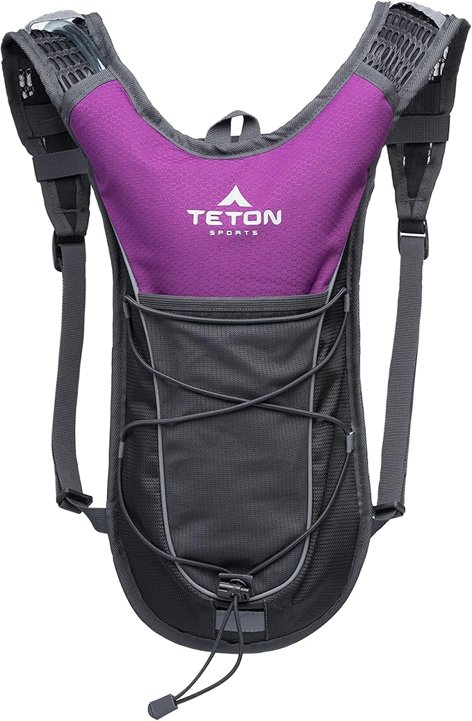 Teton Oasis/Trailrunner Hydration Backpack – Lightweight Water Pack with 2L/3L Bladder for Hiking, Running, Cycling, Biking 18L/22L Sizes – Sewn-in Rain Cover – Fits Men and Women