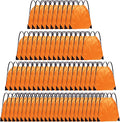 Grneric Drawstring Backpack Bulk 70Pcs String Backpack Drawstring Bags Cinch Bag Sackpack for Men Women Gym(Orange)