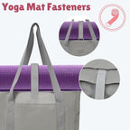 NGIL Yoga Tote Bag, Gym Tote Bag,Work Nurse Tote Bag for Women, Computer Tote for Laptop, Travel Tote Shoulder Bag for Women