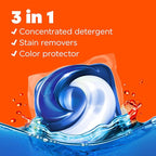 Tide PODS laundry detergent pacs, 3-in-1 Stain Remover, Odor Fighter, Color Protector, 112 Count, HE compatible, Clean Breeze Scent