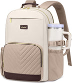 Focdod Laptop Backpack for Women Bookbag: 15.6 inch Work Backpacks with Pouch Pocket for Large Capacity Cup & USB Charger College Book Bag Travel Business Nurse Teacher Bookbags Anti-theft Back Pack