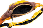Freakmandu Eco-Friendly Boho Hippie Style Hemp Fanny Pack Hip Waist Bag for Hiking Running Jogging (Fall Magic)