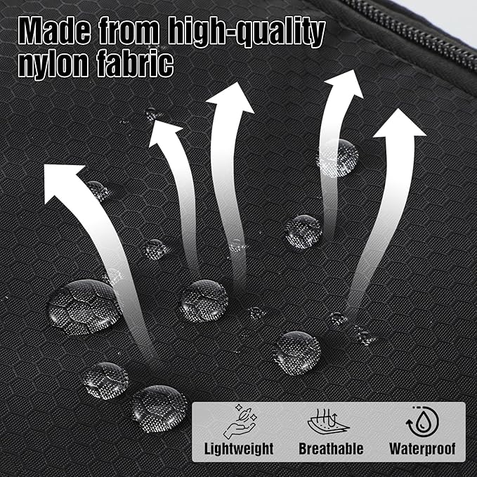 Shoe Bags for Travel, Oxford Cloth Travel Shoe Bag with Smooth Zipper, Reusable and Waterproof Shoe Packing Cubes for Men Women, Travel Essentials