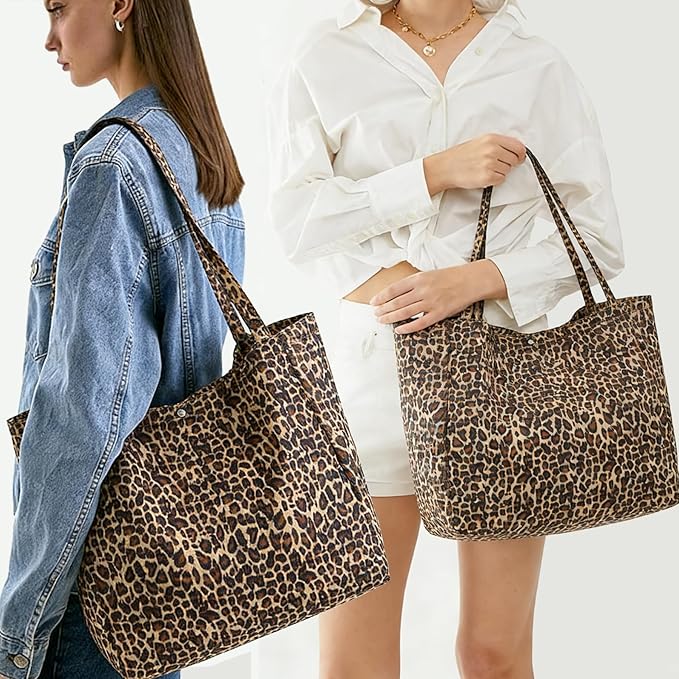 Long Keeper Corduroy Tote Bag for Women Girl Cute Large Tote Purse Reusable Canvas Shoulder Bag Handbag for Work Travel Gym