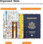 FINTIE Passport Holder, Slim Travel Wallet RFID Blocking Card Case Cover Passport Cover Protector Essentials with Credit Card Slots for Women/Men | Slim, RFID Blocking, Card Case Cover, Essentials, Credit Card Slots