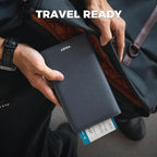 VULKIT Passport Holder Wallet RFID Blocking Travel Wallet for Men & Women