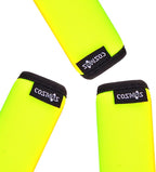 Cosmos 3 Pcs Comfort Neoprene Handle Wraps/Grip/Identifier for Travel Bag Luggage Suitcase (Fluorescent Yellow)
