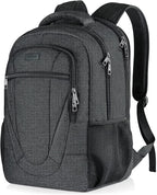 BIKROD Travel Laptop Backpack for Men and Women, Backpacks for School Teen Boys, Business Anti Theft Slim Sturdy Back Pack Adult Computer Bag Gift 15.6 IN Laptop, Black