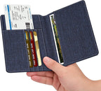 FINTIE Passport Holder, Slim Travel Wallet RFID Blocking Card Case Cover Passport Cover Protector Essentials with Credit Card Slots for Women/Men | Slim, RFID Blocking, Card Case Cover, Essentials, Credit Card Slots