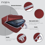 PANDA JOYS 4 Set Compression Packing Cubes Travel - Travel Accessories Expandable Packing Organizers for Carry On - Essentials Luggage Bags - Burgundy