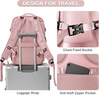 coofay Expandable Travel Backpack For Women Men Airline Approved Personal Item Backpack For Airlines Carry On Backpack Flight Approved Waterproof Backpack For Traveling On Airplane Gym Travel Bag