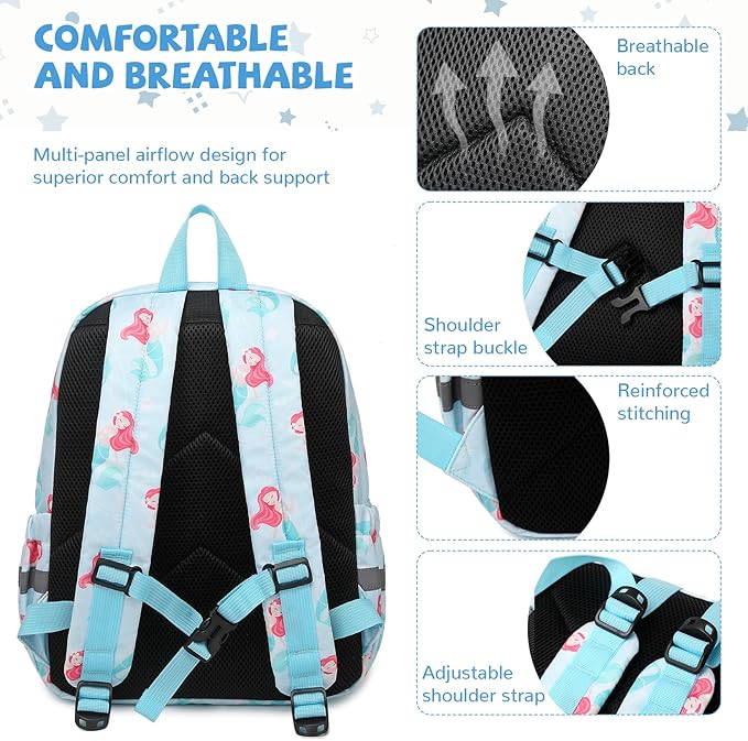 mygreen Toddler Backpack, Kids Backpack for Boys and Girls with Chest Strap | with Chest Strap