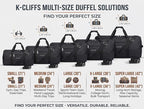 Heavy Duty Cargo Duffel Large Sport Gear Drum Set Equipment Hardware Travel Bag Rooftop Rack Bag