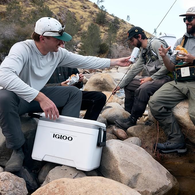 Igloo Marine Cooler | Insulated Hard Shell Ice Chest |Great for Fishing, Camping, Boating, & More