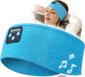 Perytong Sleep Headphones Wireless, Bluetooth Sports Headband Headphones with Ultra-Thin HD Stereo Speakers Perfect for Sleeping,Workout,Jogging,Yoga,Insomnia, Air Travel, Meditation (Azure)