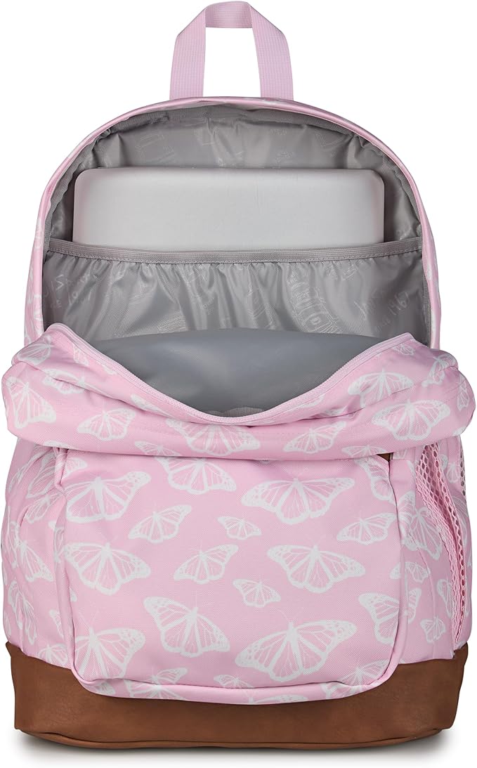JanSport Cool Backpack with 15-inch Laptop Sleeve, Large Computer Bag Rucksack with 2 Compartments, Ergonomic Straps, Flutter By