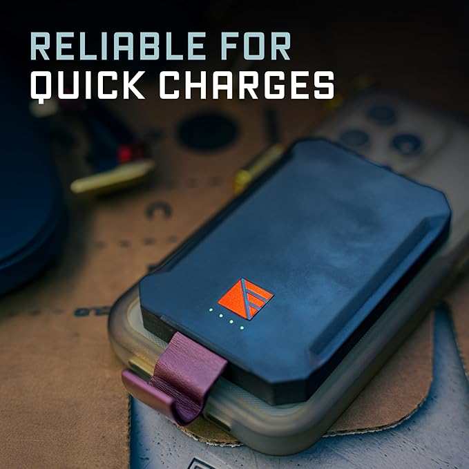 Dark Energy Poseidon Nano | Portable Magsafe Compatible Charger | Lightweight | Dark Energy USB-C 3ft Cable | Fast Charging, Durable Braided Cable and Signature Series Adapter Kit | Charge Anywhere