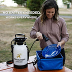 Portable Camping Shower Pump w/ Showerhead Holder and Safety Valve (45 PSI) - Portable Shower for Camping - Surf Rinse Kit - Beach Shower Pump – Camp Shower Kit - Portable Outdoor Shower Camping