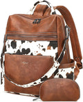 AGLOD Vegan Leather Laptop Backpack for Women 15.6 Inch Work Backpack Purse for Travel College