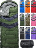 MalloMe Sleeping Bags for Adults Cold Weather & Warm - Backpacking Camping Sleeping Bag for Kids 10-12, Girls, Boys - Lightweight Compact Camping Essentials Gear Accessories Hiking Sleep Must Haves
