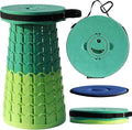 ALEVMOOM Upgraded XXL 50 Portable Collapsible Stool with Cushion,Telescoping Folding Stool for Adults,Yet More Sturdy Camping Stool with Load Capacity 1000lbs,for Outdoor Garden Hiking BBQ