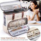 BAGSPRITE Travel Coffee Maker Carrying Case for Keurig K-Mini Plus & K-Slim – Portable Single Serve Coffee Machine Storage Bag with Accessories Space, Coffe Maker Travel Bag