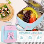 DIGOBAY Backpack for Girls, 3PCS Girls Backpack for School with Lunch Bag Pencil Case, Cute Kids Teens Bookbag for Kindergarten Elementary Preschool Middle School
