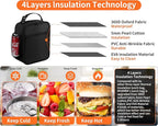 ZM-YOUTOO Lunch Box for Men - Reusable Lunch Bag Men Adult Women- Insulated Small LunchBox