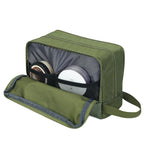 Toiletry Bag for Men Hanging Dopp Kit Water Resistant Shaving Bag Small Toiletry Bag for Traveling (Pure Green)