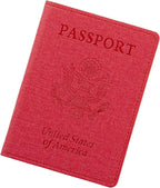 Passport Holder,Travel Essentials for women,Travel Gifts(Gold Rose)