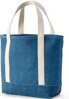 Lands' End Open Top Canvas Tote Bag