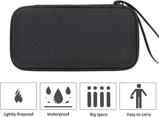 khanka Hard Travel Case Replacement for Anker 325/535 Power Bank PowerCore 20K Portable Charger 20000mAh, Case Only (Inside White)
