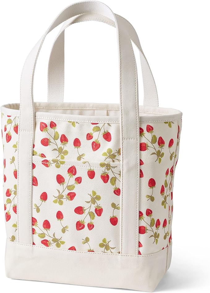 Lands' End Open Top Canvas Tote Bag