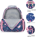 mibasies Toddler Backpack for Girls 2-4: Preschool Kindergarten Backpack - Cute Kids Backpacks for Girls - Unicorn