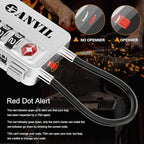 ANVIL TSA Locks for Luggage with Search Alert: Durable Cable Combination Locks, TSA Approved - Secure Travel Locks for Suitcases, Backpacks & Gun Cases.(2, Silver)